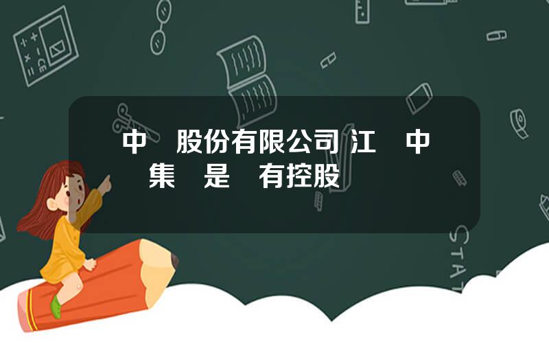 中設股份有限公司 江囌中設集團是國有控股